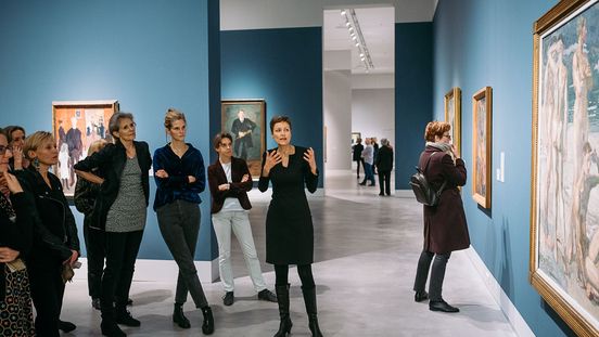 Preview zur Ausstellung "Max Beckmann und Berlin", © Hannes Wiedemann